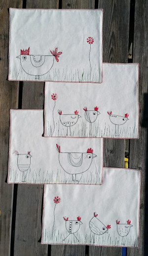 chicks placemats